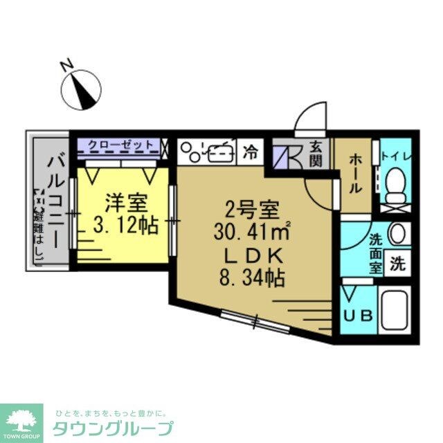 ＡＪ馬橋０１３の物件間取画像