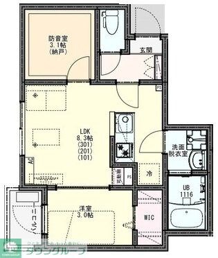 ＫＩＳ松戸市馬橋アパート２期の物件間取画像