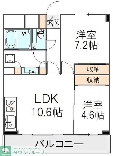 Ｍａｐｌｅ　Ｇａｒｄｅｎの物件間取画像