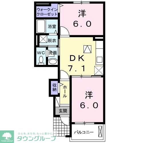 ピサンリの物件間取画像