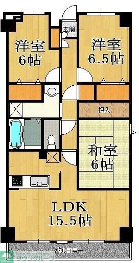物件間取画像