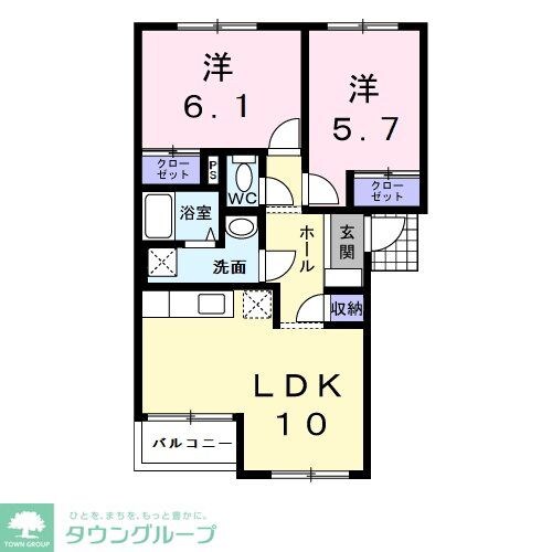 プリムローズの物件間取画像