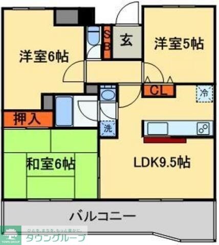 物件間取画像