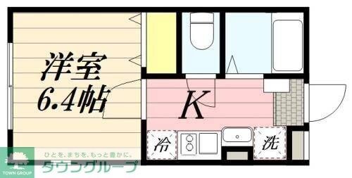 メゾンコリーヌ八柱の物件間取画像
