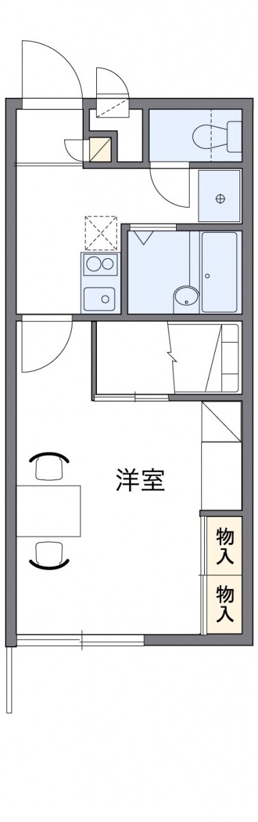 レオパレスポラリスの物件間取画像