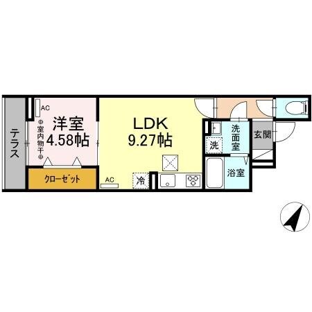 ルリアン西新井本町の物件間取画像