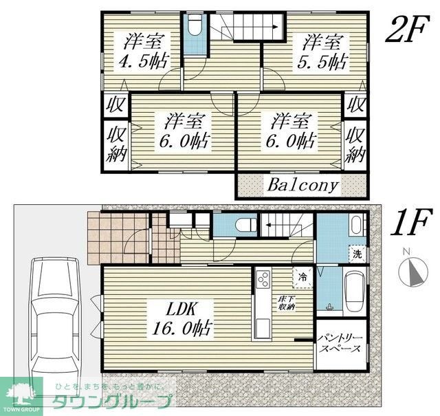 Ｓｕｍａｉ－ｔｏ流山市加０２の物件間取画像