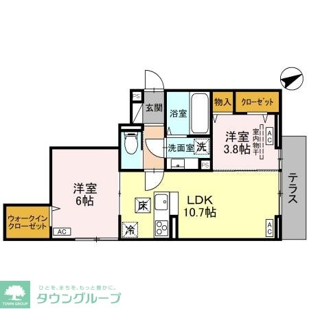 カーサ アルマの物件間取画像