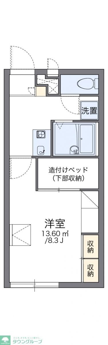 レオパレスコンフォートの物件間取画像