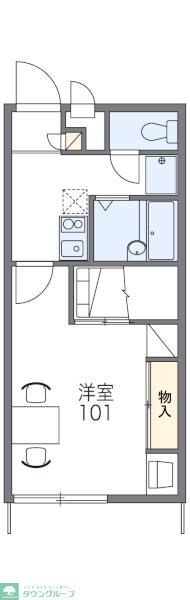 レオパレスフルールIIの物件間取画像