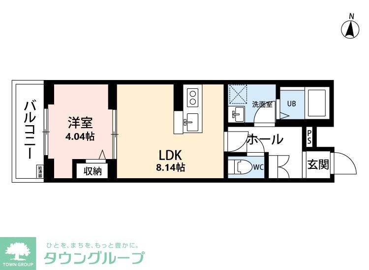リーブルファイン大袋駅前の物件間取画像