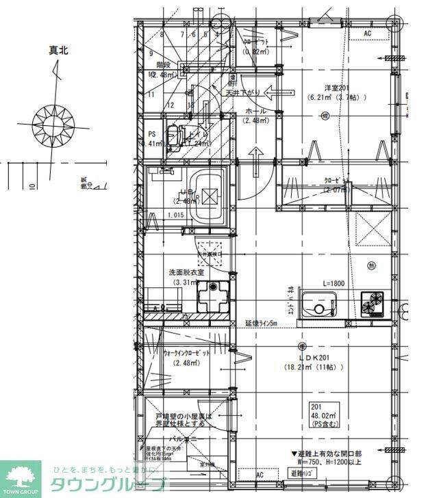 リーブルファイン足立南花畑の物件間取画像