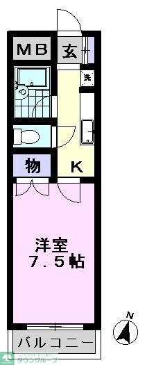 物件間取画像
