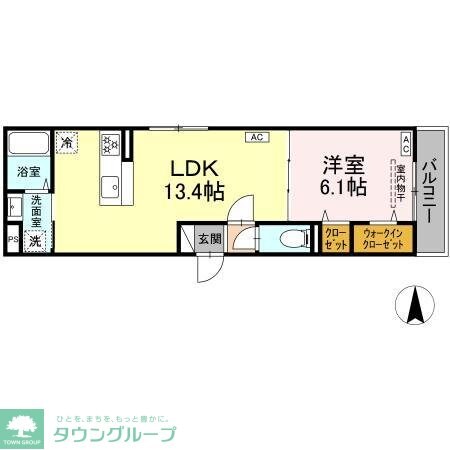 セレスティア扇Vの物件間取画像