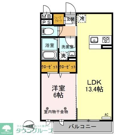クラルテの物件間取画像