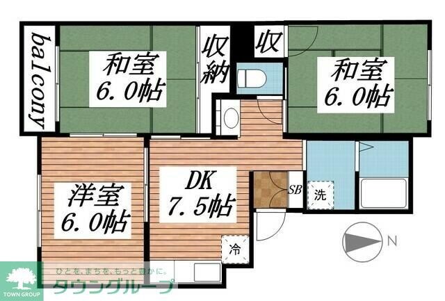メゾン・ゴールド大塚の物件間取画像