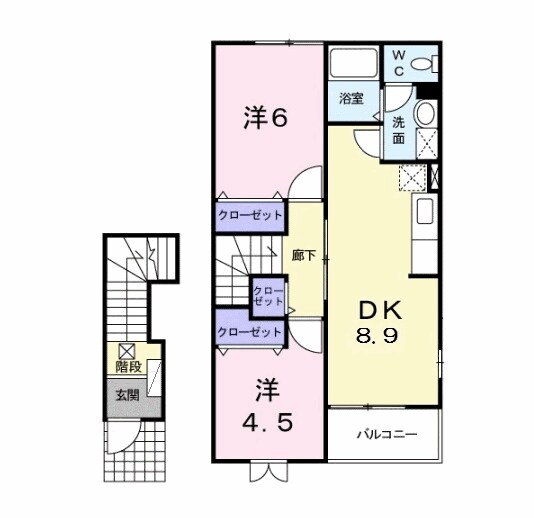 ソレアードの物件間取画像