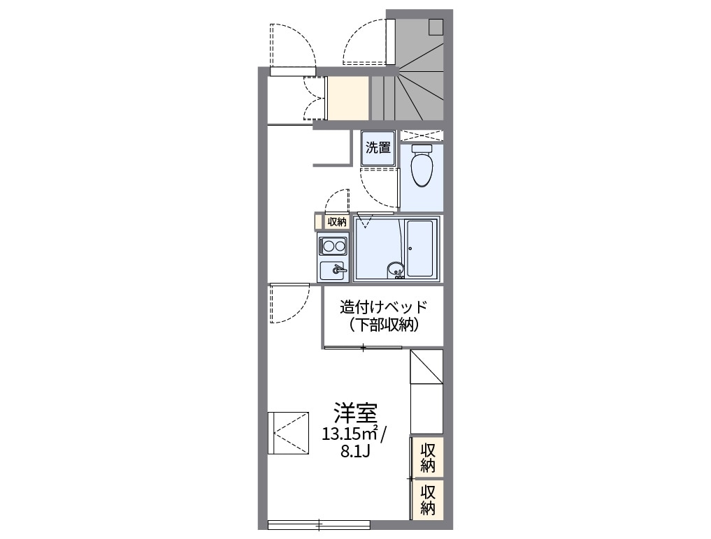 レオパレス永田の物件間取画像