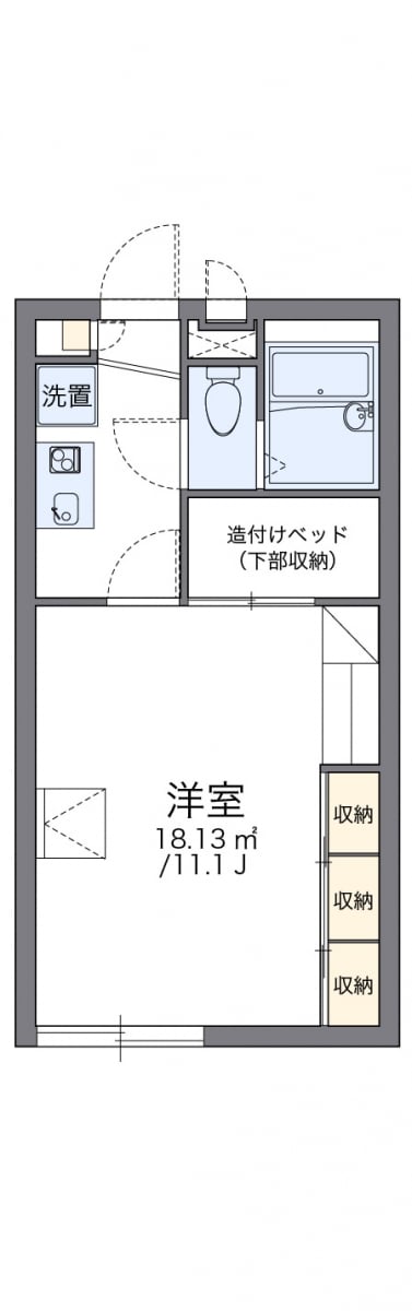 レオパレス明神の物件間取画像