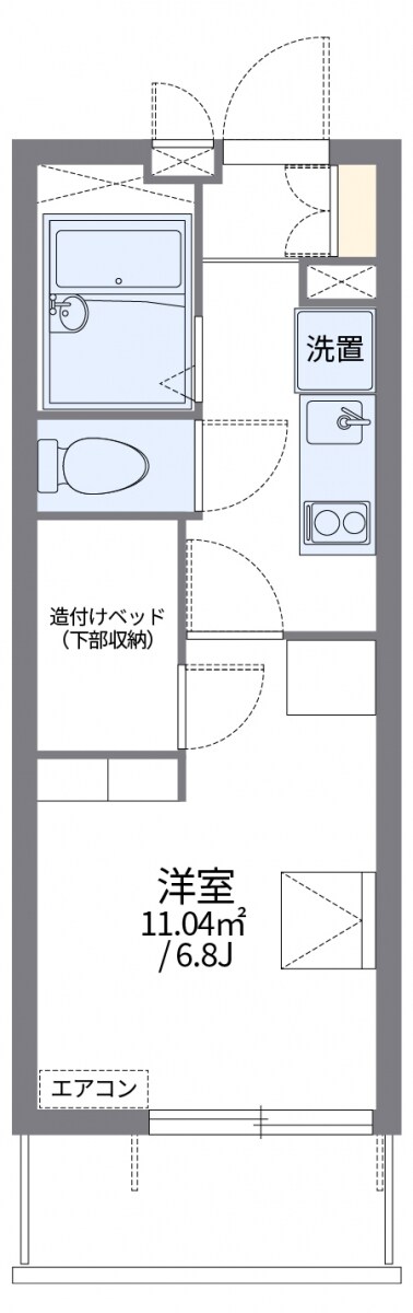 レオパレス千宮の物件間取画像