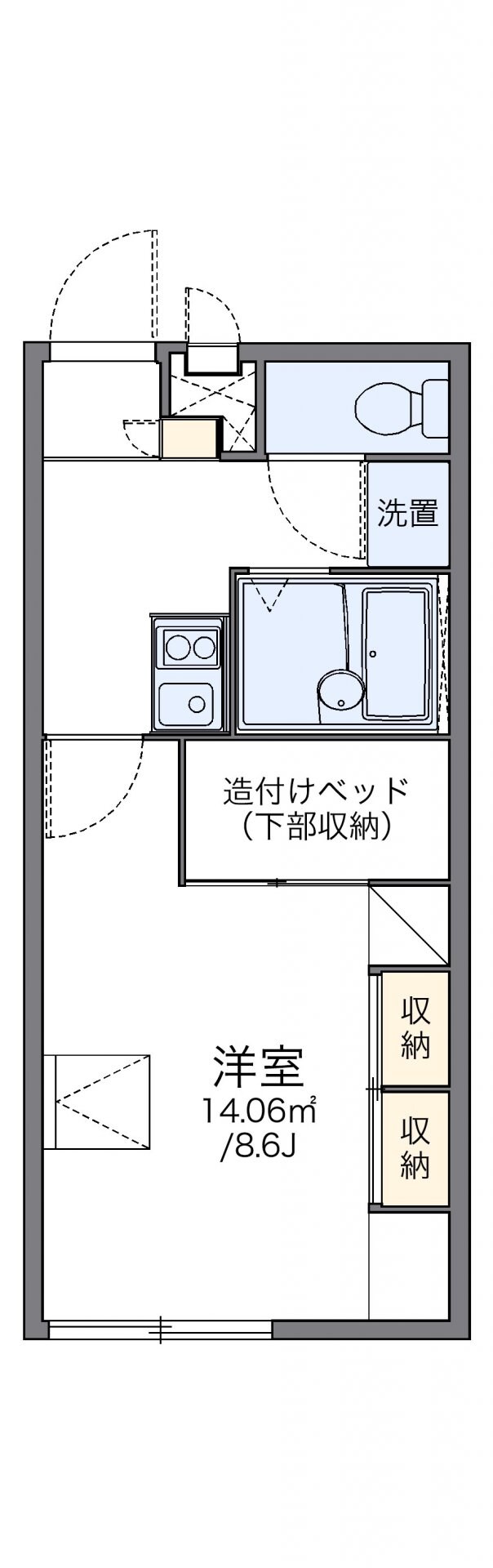 物件間取画像