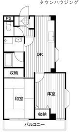 ピュアハイツ長洲の物件間取画像