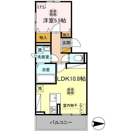 仮）D-room穴川２丁目の物件間取画像