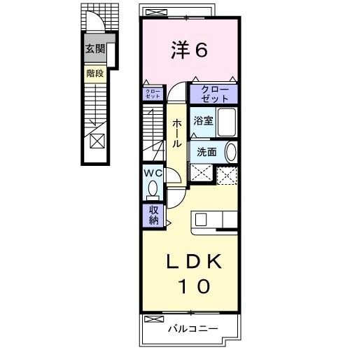 グリーンヒルズ　Ｂの物件間取画像