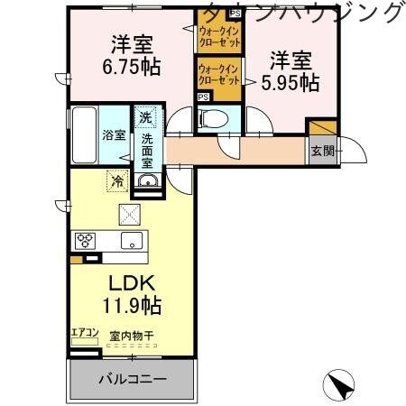 オテール・ロッシュIの物件間取画像