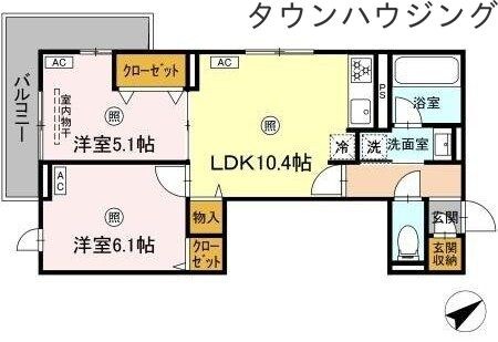 仮）D-ROOM登戸3丁目の物件間取画像