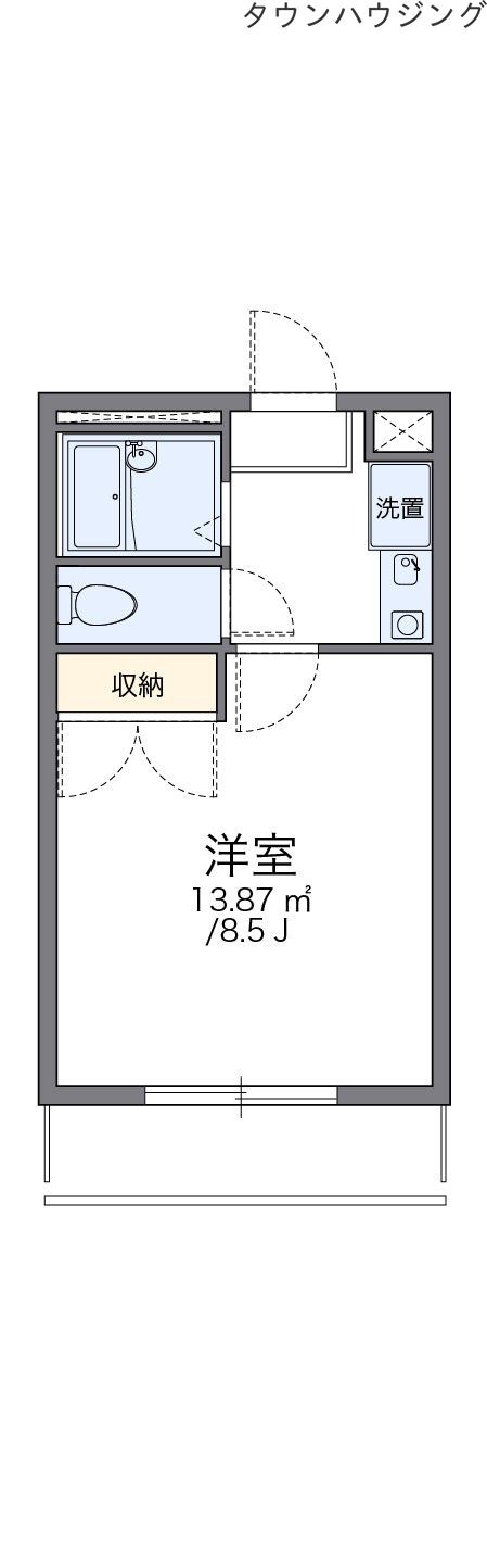 レオパレスサンライズの物件間取画像