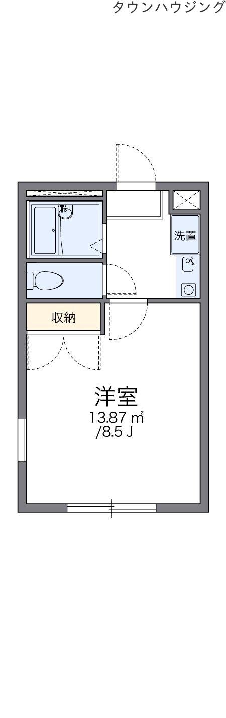 レオパレスサンライズの物件間取画像