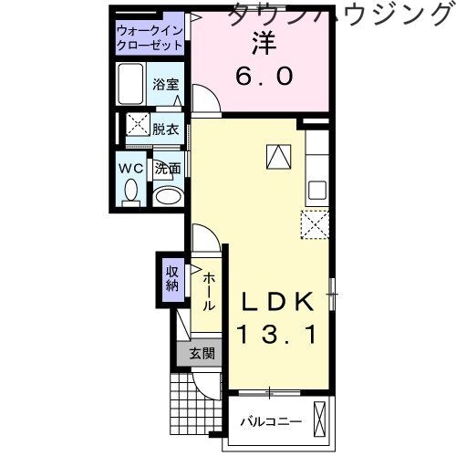 フェアステージＢの物件間取画像