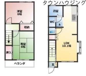 カルム９９の物件間取画像