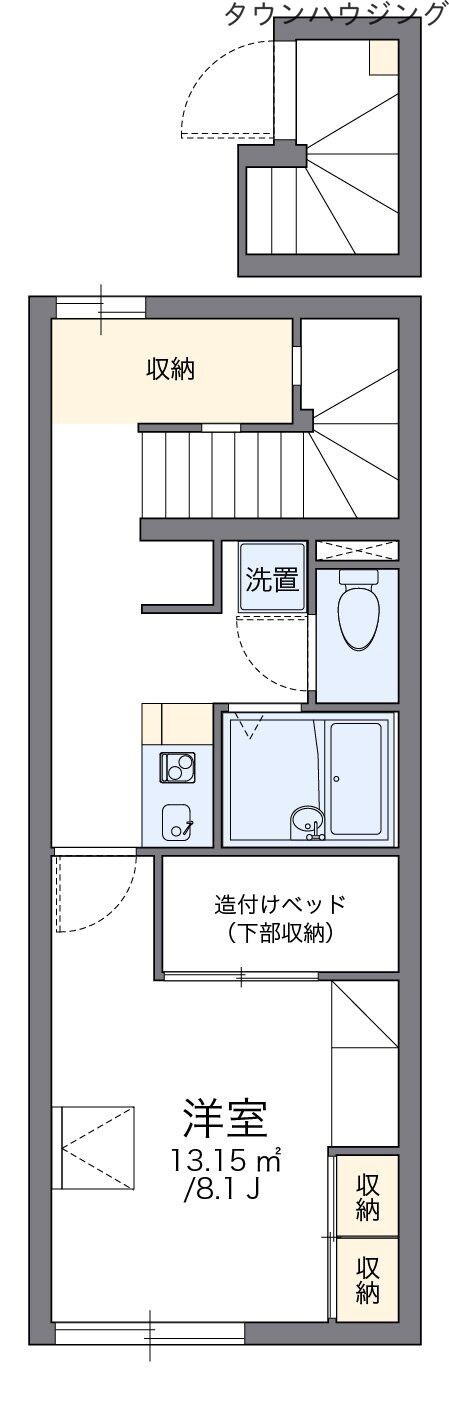 レオパレスヴィクトワールIの物件間取画像