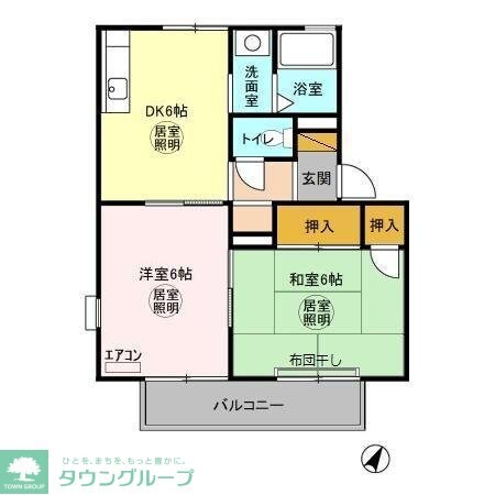 ハイツエルムの物件間取画像