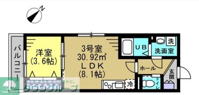 レアリゼ蘇我Iの物件間取画像