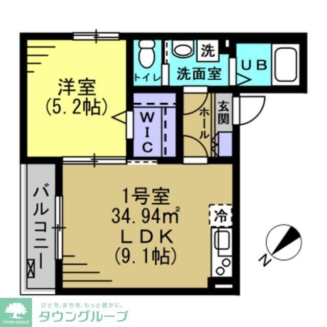 レアリゼ蘇我Iの物件間取画像