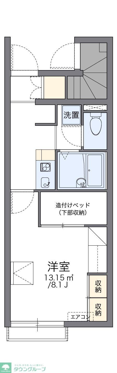 レオパレス王子台　参番館の物件間取画像