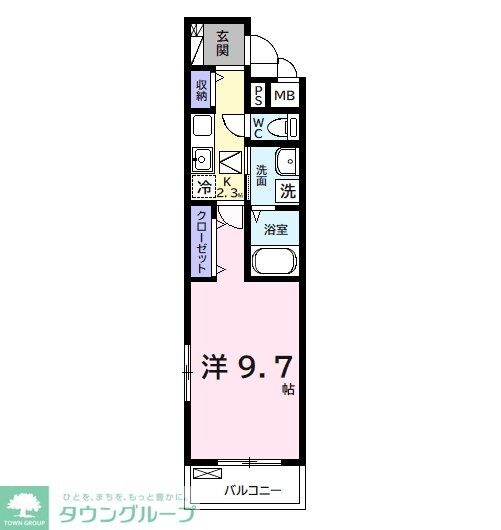 メゾンドールの物件間取画像