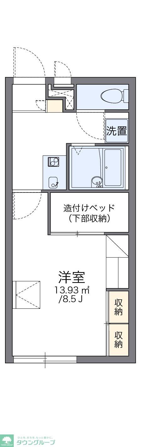 レオパレスマシェリの物件間取画像