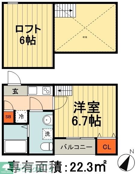 本千葉レジデンスの物件間取画像