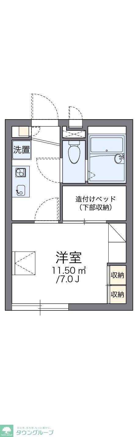 レオパレス和の物件間取画像