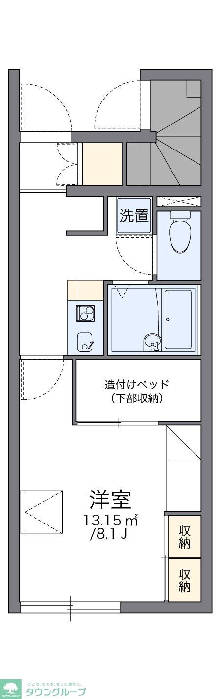 レオパレスグランドールIIの物件間取画像