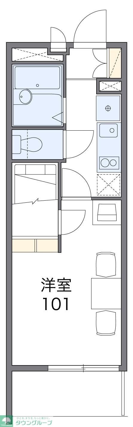 レオパレスＹＳ　ＳＴＡ木更津の物件間取画像