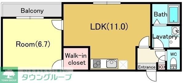 ジーメゾン千葉ウエストの物件間取画像