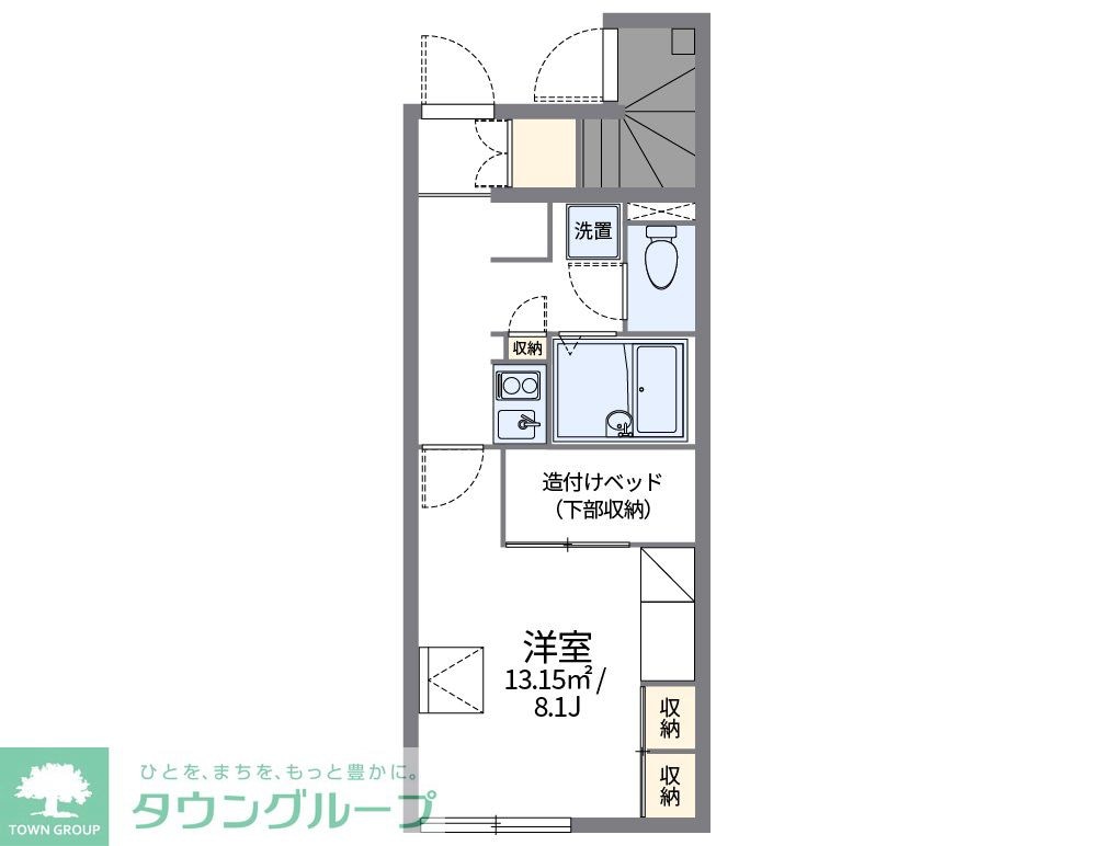 レオパレスリムジンの物件間取画像