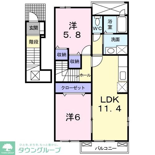 パッシオーネ　Ｄの物件間取画像