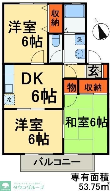 物件間取画像