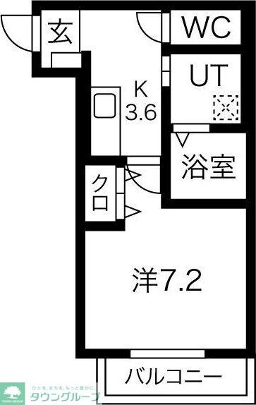 物件間取画像